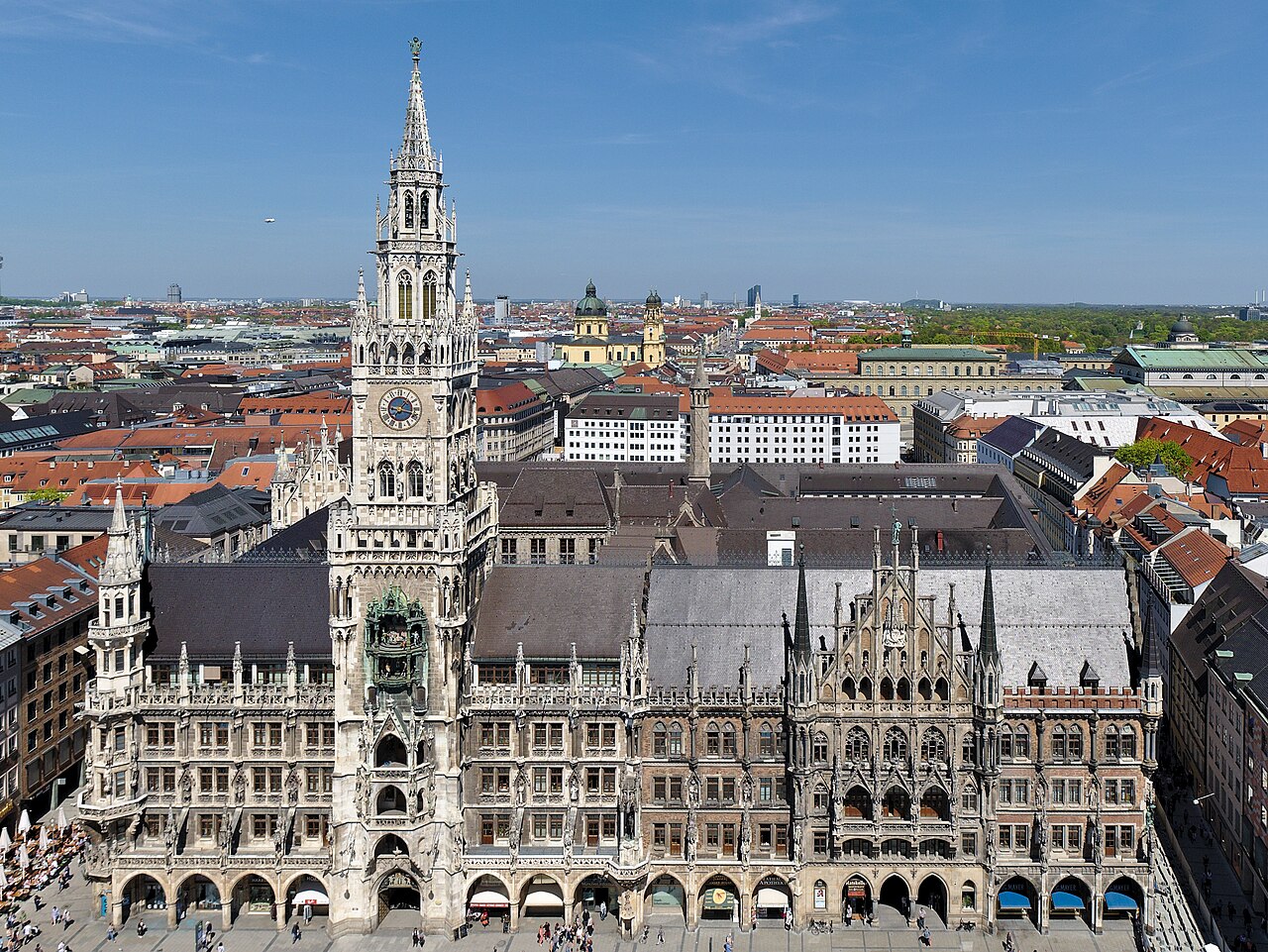 Third Reich Propaganda Events and 1945 Bombing Destruction